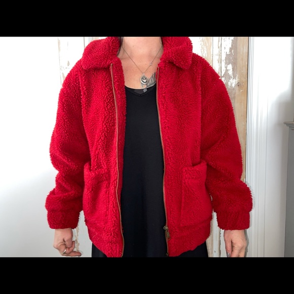 Garage awesome red jacket size M/L - Picture 4 of 9